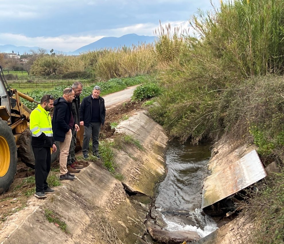 Π.Ε. Μεσσηνίας: Αυτοψία Αναστασόπουλου σε αρδευτική διώρυγα και 7η επαρχιακή οδό