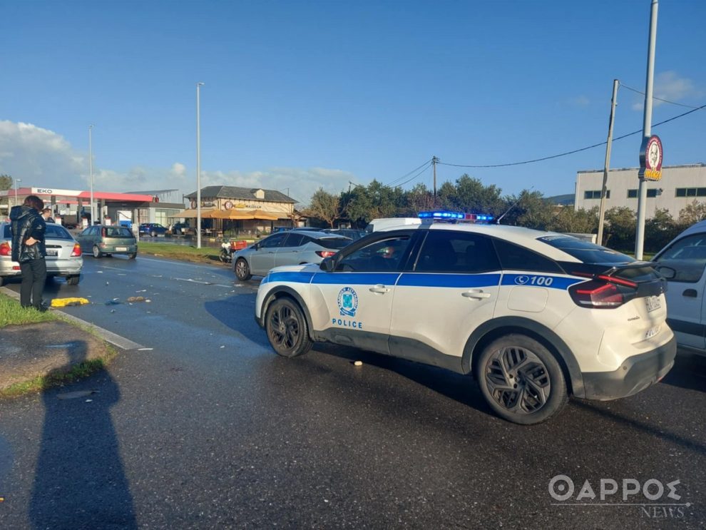 Τροχαίο στη Νέα Είσοδο της Καλαμάτας