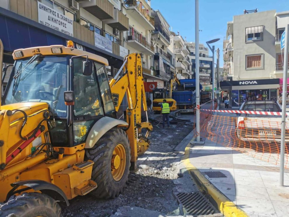 Ξεκίνησε η αντικατάσταση του δικτύου ύδρευσης στην οδό Φραντζή