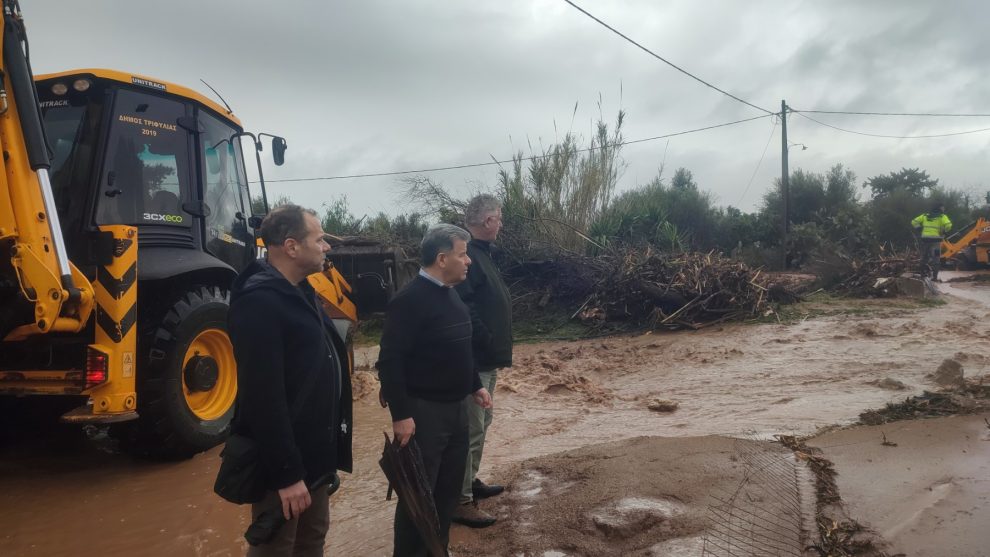 Αποκατάσταση και διευθέτηση ζημιών στην Π.Ε. Μεσσηνίας από τα έντονα καιρικά φαινόμενα