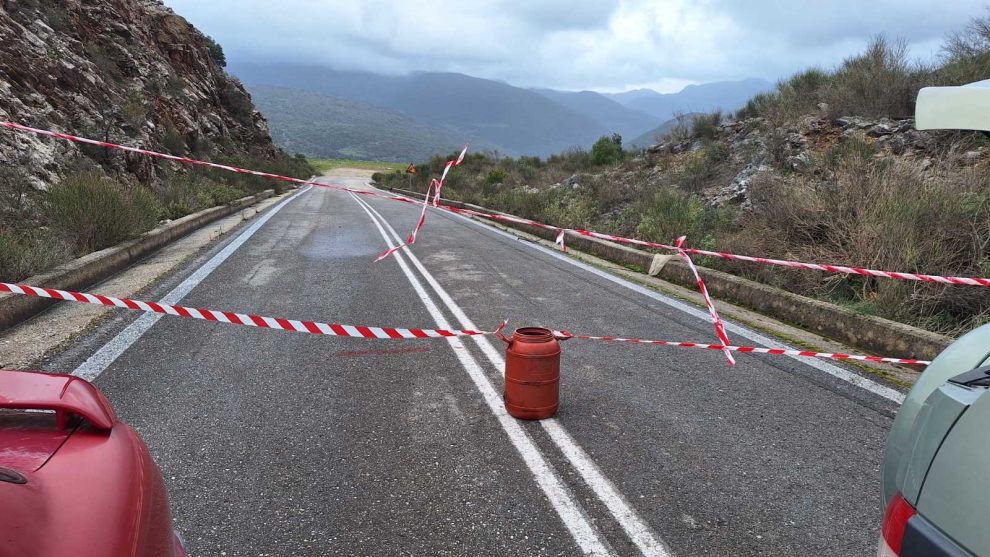 Πλατάνια: Πτώσεις βράχων «έκοψαν» τον επαρχιακό δρόμο προς Φιγαλεία