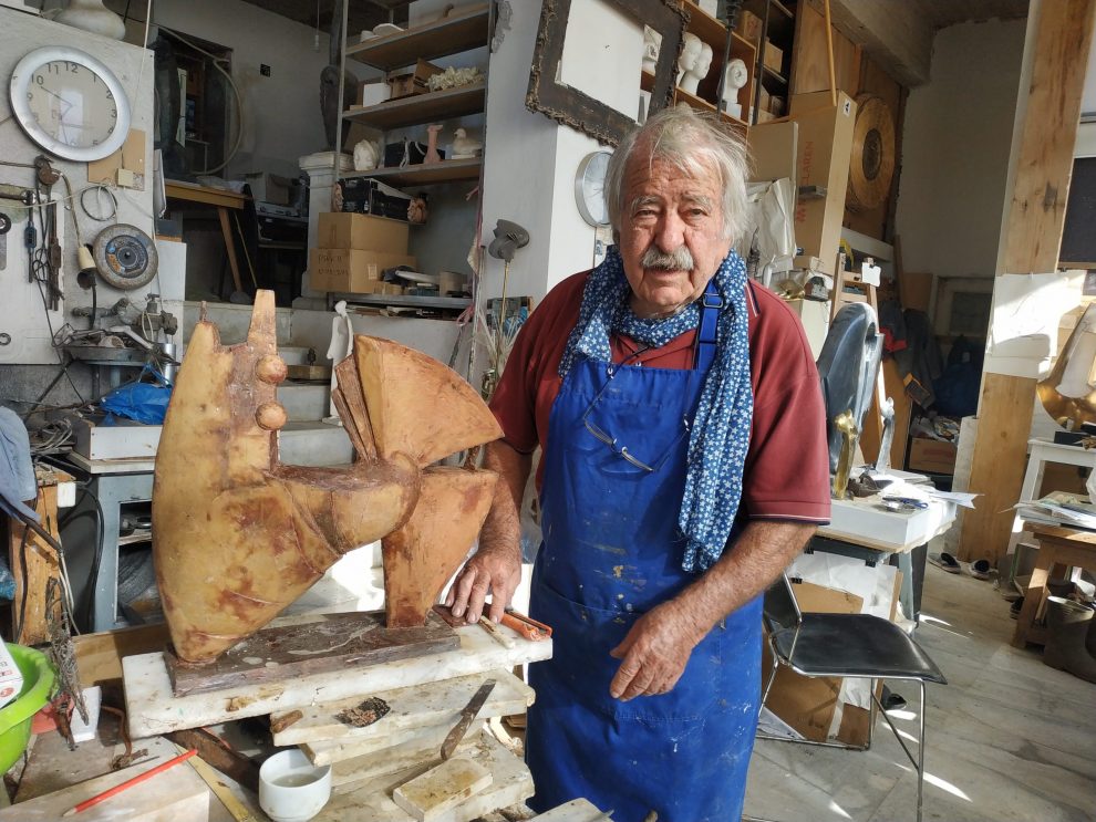 Στην αιωνιότητα της ιστορίας πέρασε ο διακεκριμένος Καλαματιανός γλύπτης Χρήστος Ρηγανάς