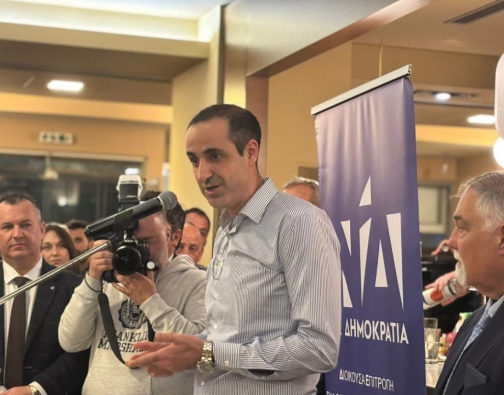 Γρηγόρης Δημητριάδης στην κοπή πίτας της ΔΕΕΠ Ηλείας: «Είμαι στρατιώτης της παράταξης – Δεν σκοπεύω να πολιτευτώ το 2027»