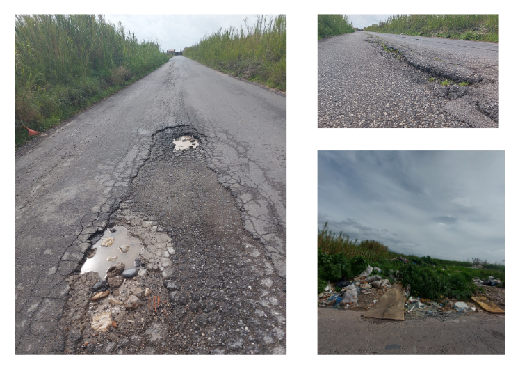 Δρόμος Καρυδιά – Διασπορά: Παρά την αυξημένη κίνηση σε τραγική κατάσταση!