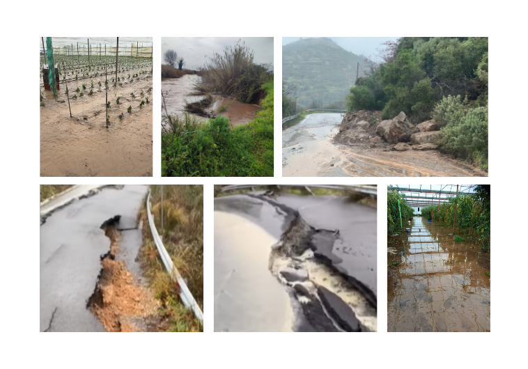 Μεσσηνία: Υποδομές και καλλιέργειες «τα θύματα» των έντονων βροχοπτώσεων
