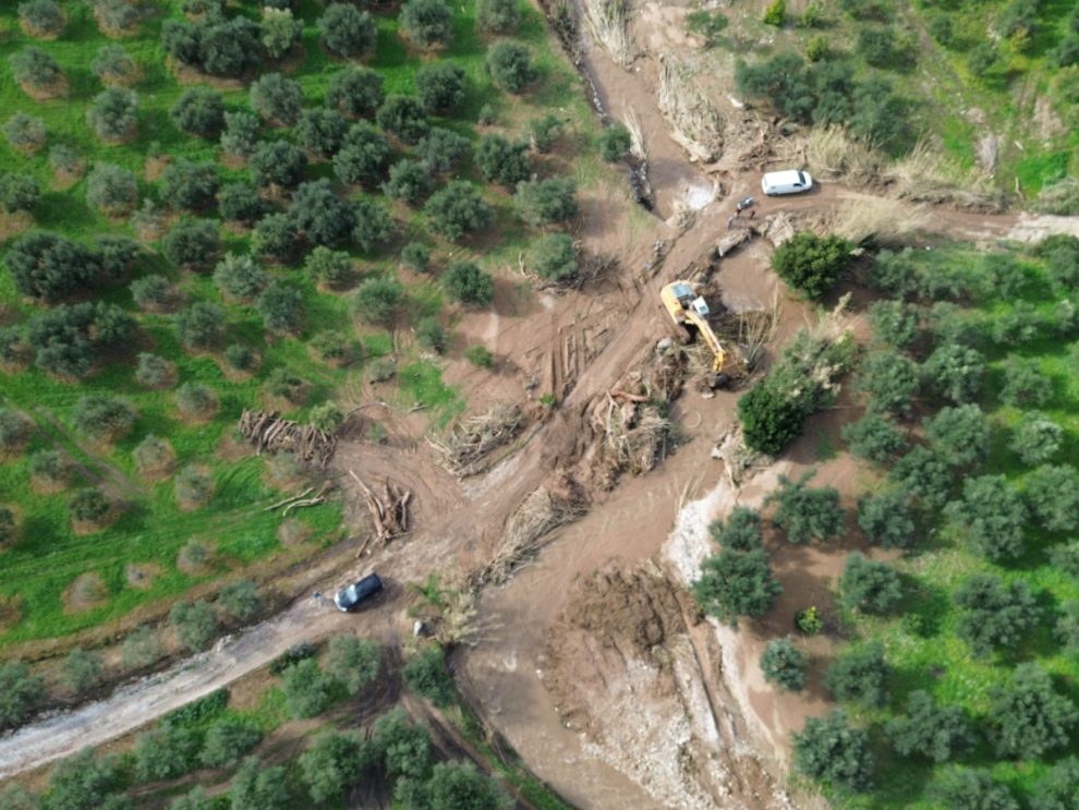 Π.Ε. Μεσσηνίας: Αποκαταστάσεις  – διευθετήσεις  ζημιών στην περιοχή της Τριφυλίας