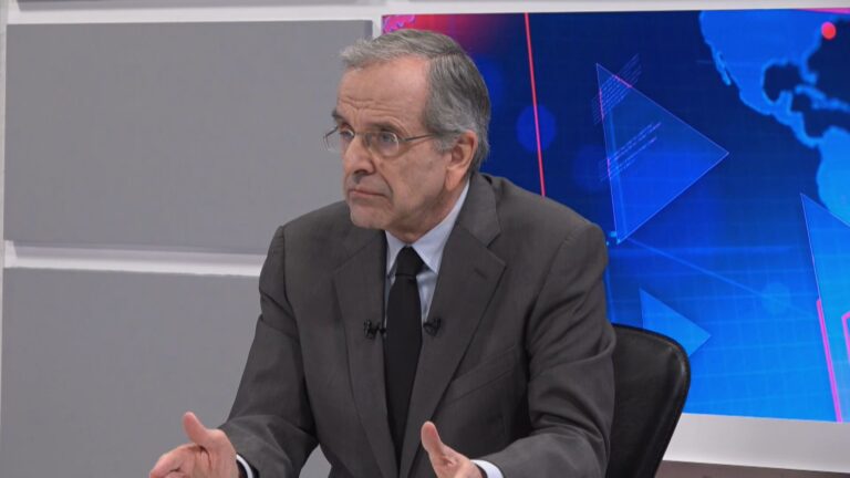 Αντώνης Σαμαράς: Δήλωσε παρών  εκπέμποντας μήνυμα πολιτικής και εθνικής αγωνίας