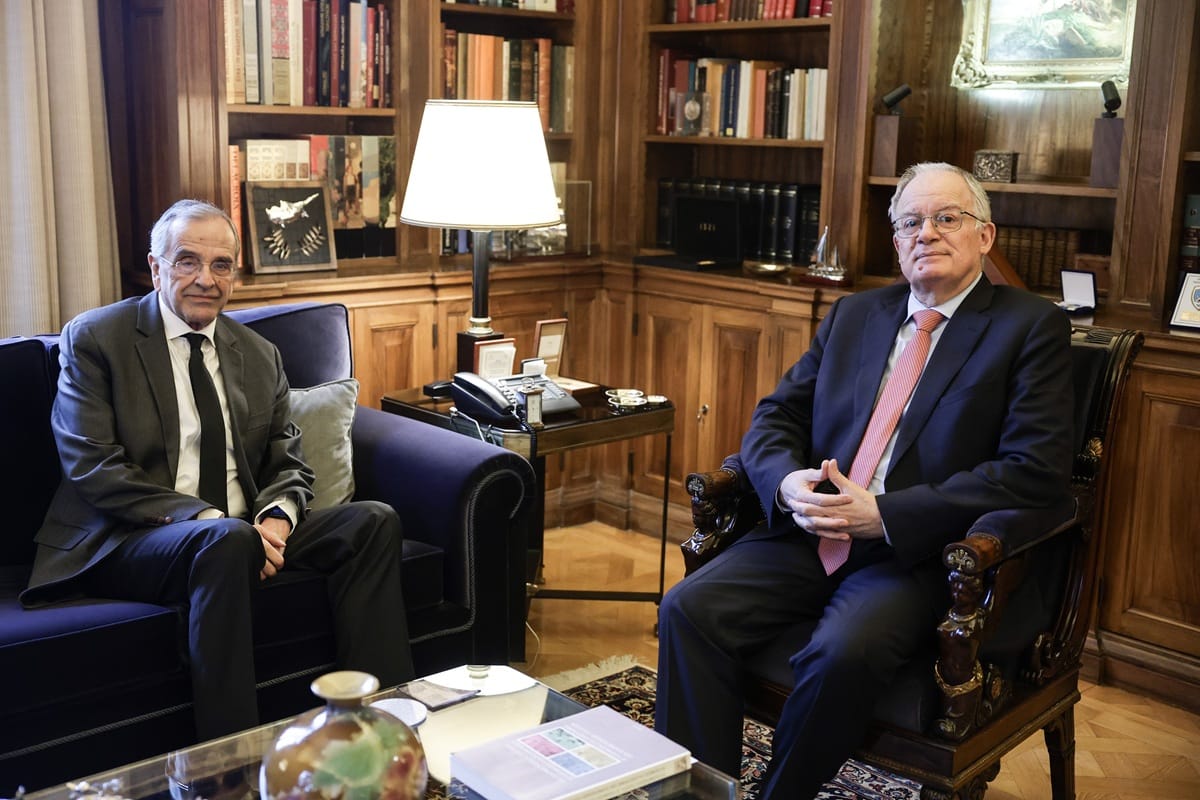 Αντώνης Σαμαράς σε Κωνσταντίνο Τασούλα:  «Σε λανθασμένη κατεύθυνση» τα εθνικά