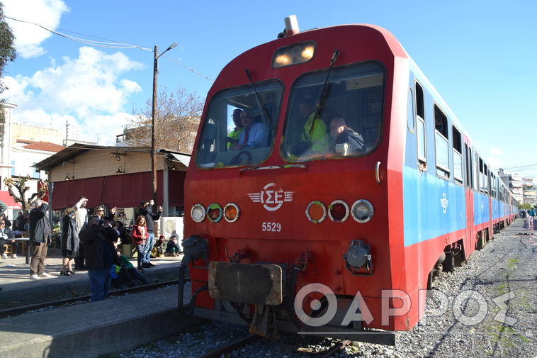 Κοπή πίτας στο Σιδηροδρομικό Σταθμό Καλαμάτας με δρομολόγιο τρένου
