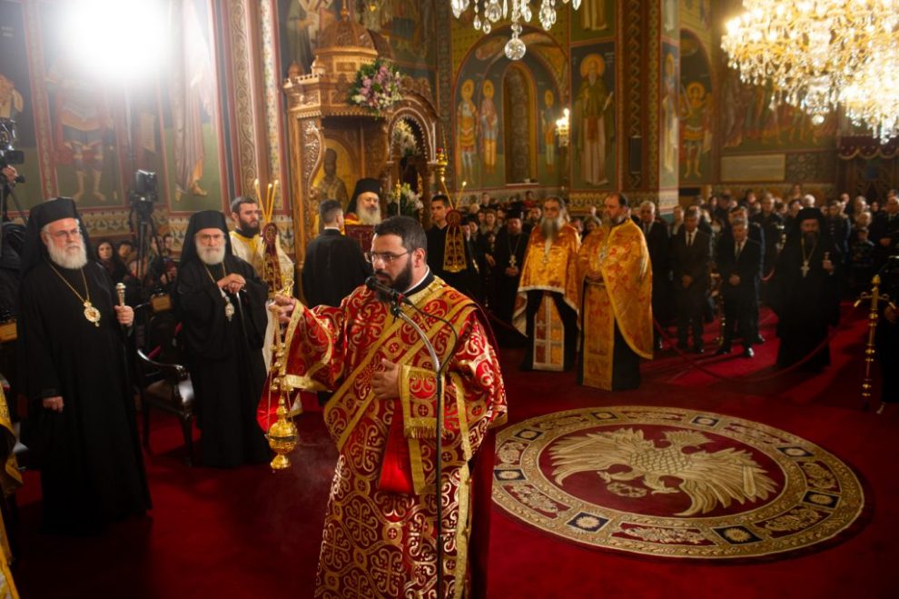 Πολυαρχιερατικός Εσπερινός για την Πολιούχο της Καλαμάτας «Παναγία Υπαπαντή»