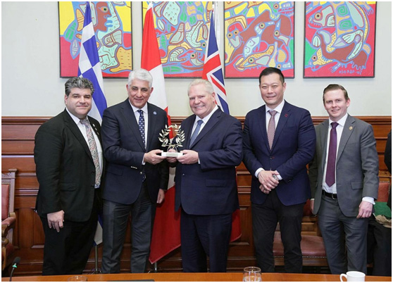 Επίσημη επίσκεψη του γενικού  γραμματέα της ΚΕΔΕ Δημήτρη Καφαντάρη  στον Καναδά