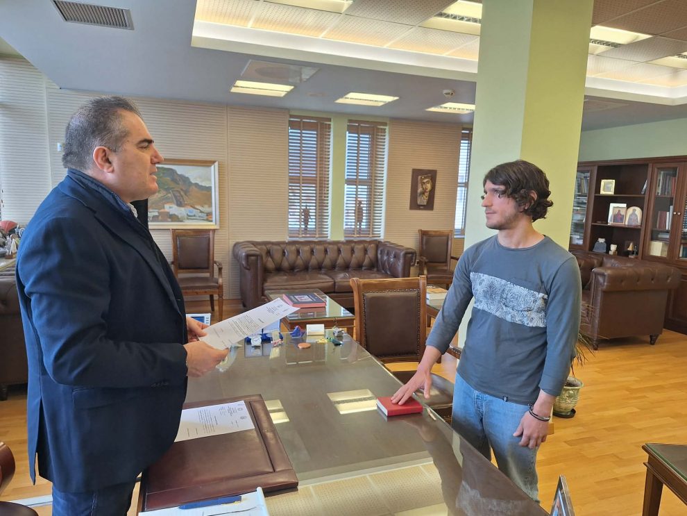 Ορκωμοσία νέου  πληροφορικού στο Δήμο Καλαμάτας