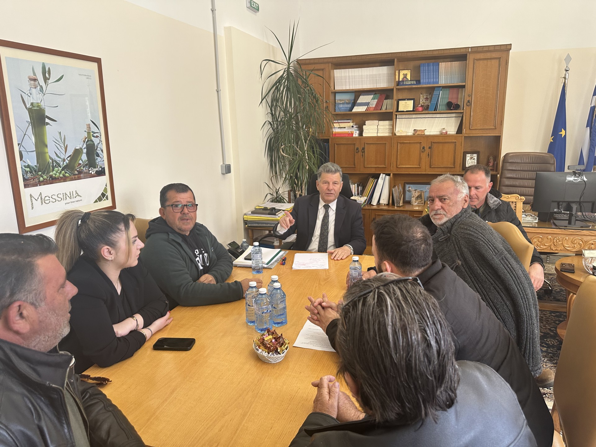 Συνάντηση αντιπεριφερειάρχη με τον Αγροτοκτηνοτροφικό Σύλλογο Μεσσήνης