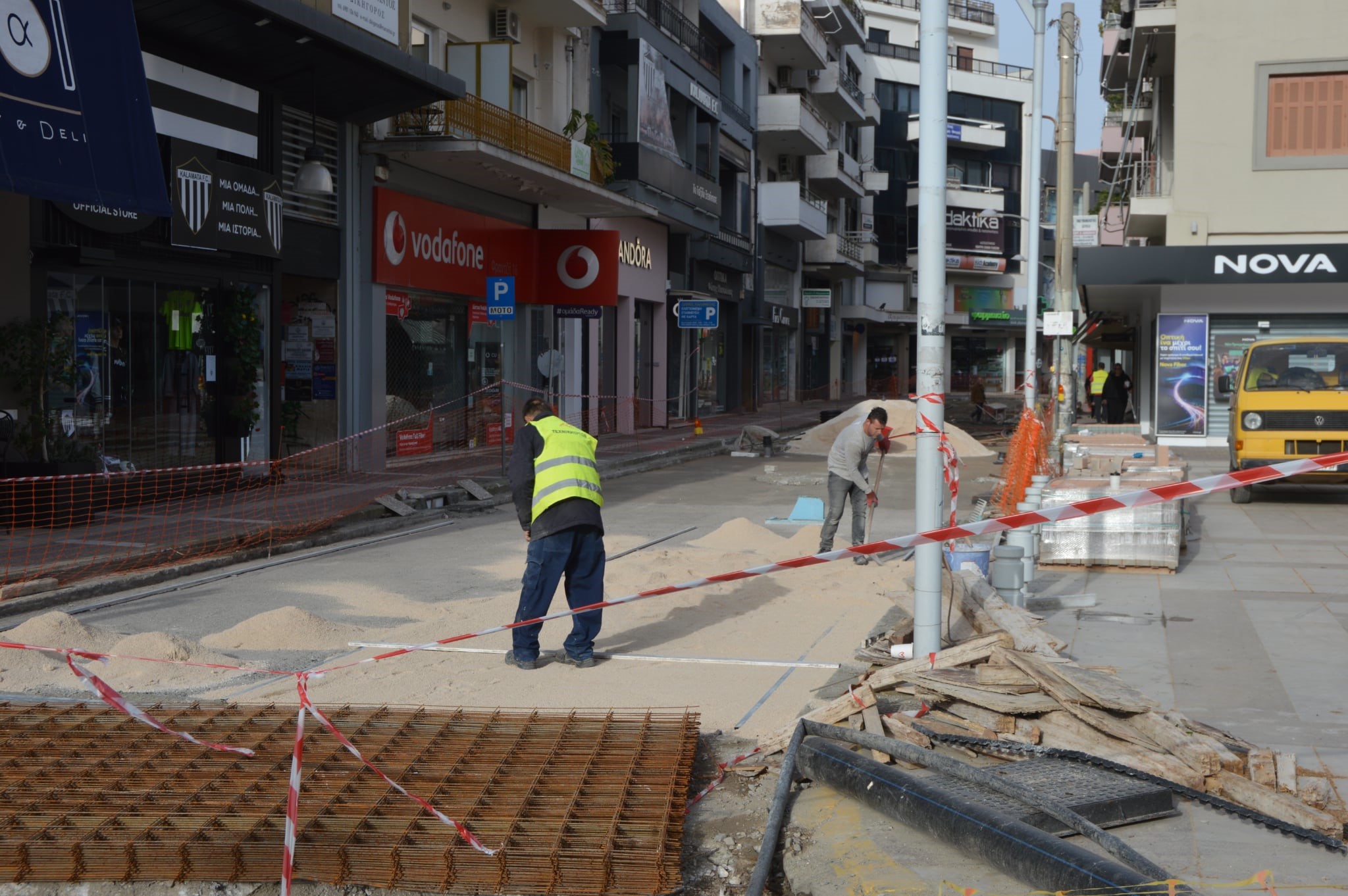 Στόχος είναι να δοθεί στην κυκλοφορία η Φραντζή  μέχρι τη Σιδηροδρομικού Σταθμού πριν από το Πάσχα