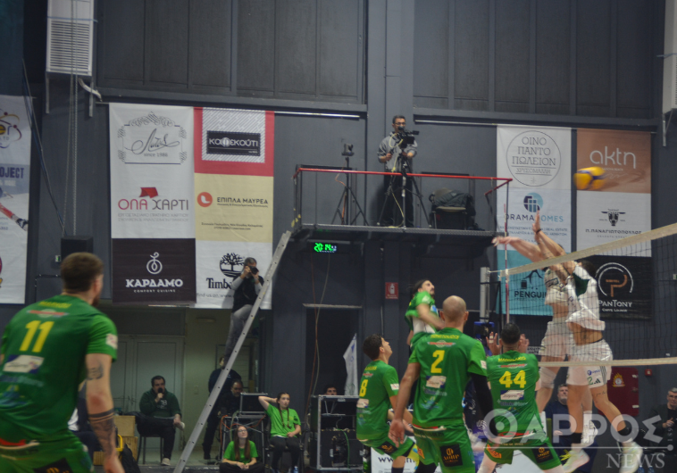 Πανηγυρίζει την παραμονή στη Volley League η Καλαμάτα ’80 παρά την ήττα από τον Παναθηναϊκό