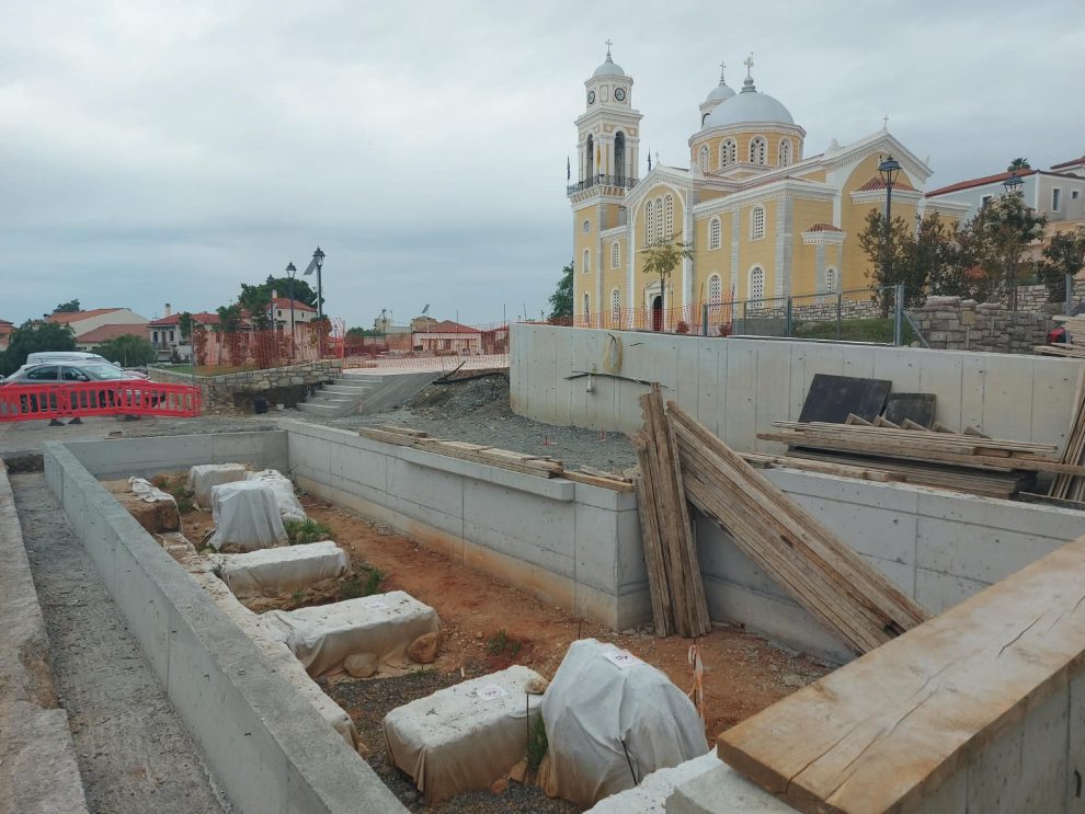 Προχωρούν οι εργασίες  στα αρχαία της Υπαπαντής