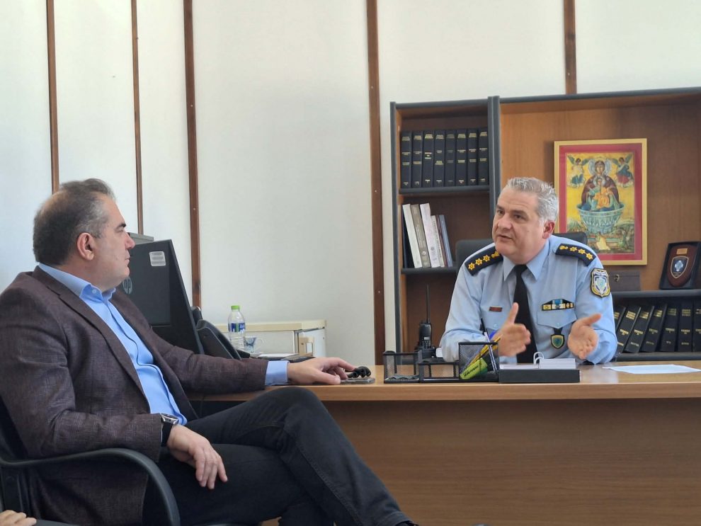 Συνάντηση δημάρχου και διευθυντή Αστυνομίας για  τα παραβατικά φαινόμενα στα όρια του Δήμου Καλαμάτας