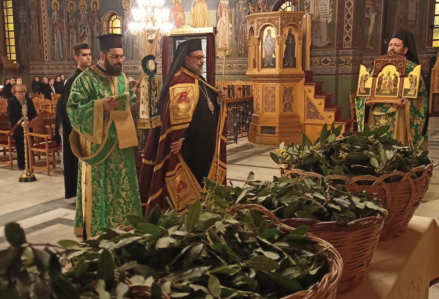 Η Κυριακή των Βαΐων στην Ιερά Μητρόπολη Μεσσηνίας