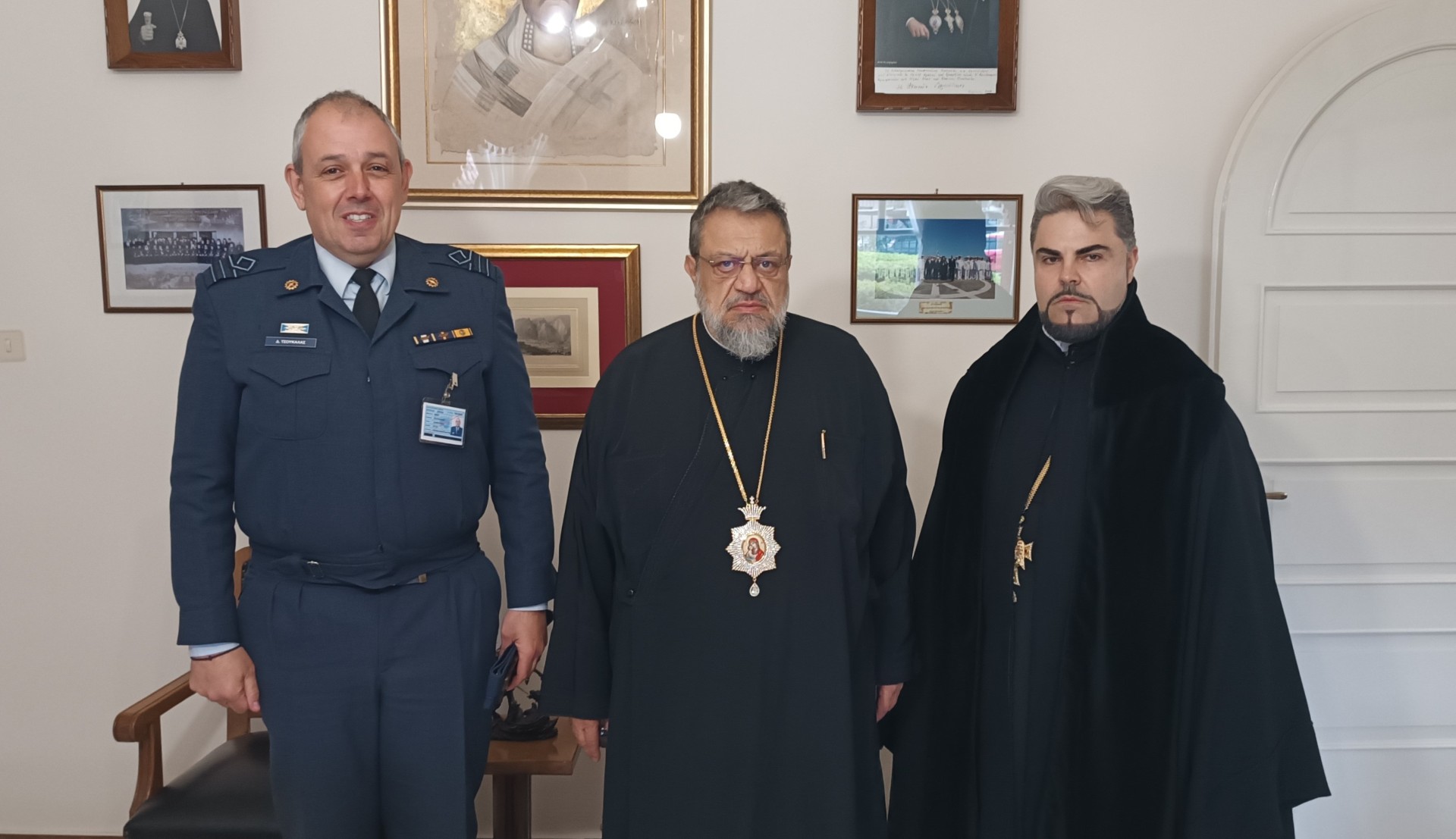 Στο μητροπολίτη Μεσσηνίας ο νέος  στρατιωτικός ιερέας Φρουράς Καλαμάτας