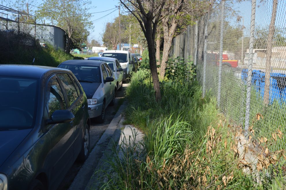 Έξω από χώρο του Δήμου