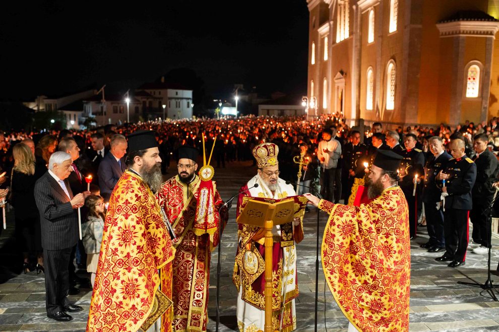 Η Τελετή της Αναστάσεως στην Καλαμάτα