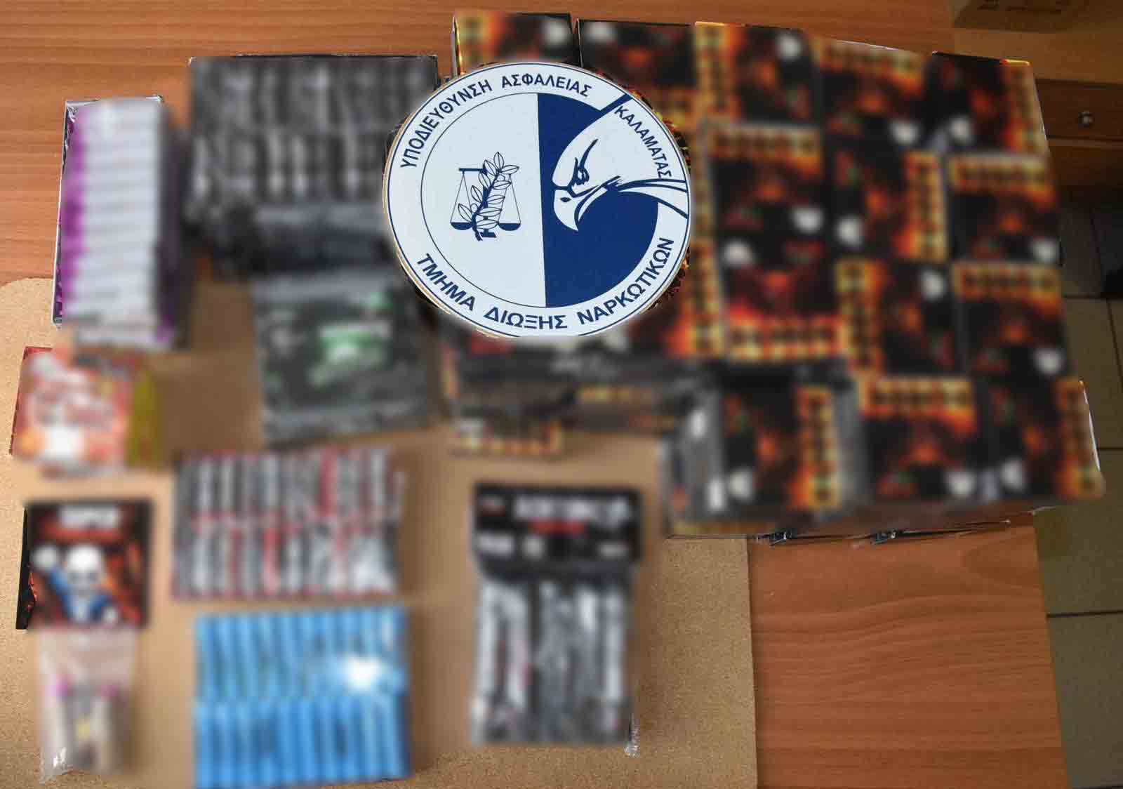 Καλαμάτα: Ξανά στα χέρια της ΕΛ.ΑΣ.  ο 20χρονος με τις κροτίδες – Αυτή τη φορά διπλάσια παραγγελία