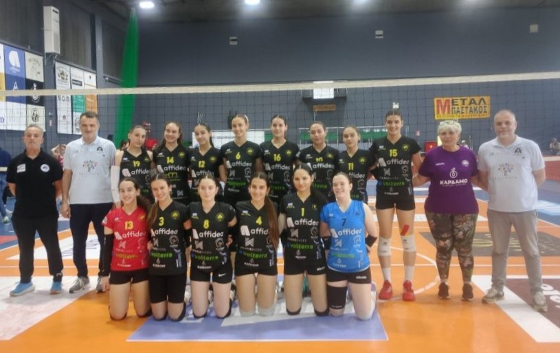 Ο Απόλλωνας 5ος  στην Ελλάδα στην Κ18 βόλεϊ κοριτσιών