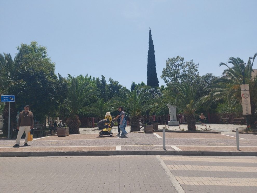 Σκοτεινή η είσοδος του Πάρκου του ΟΣΕ
