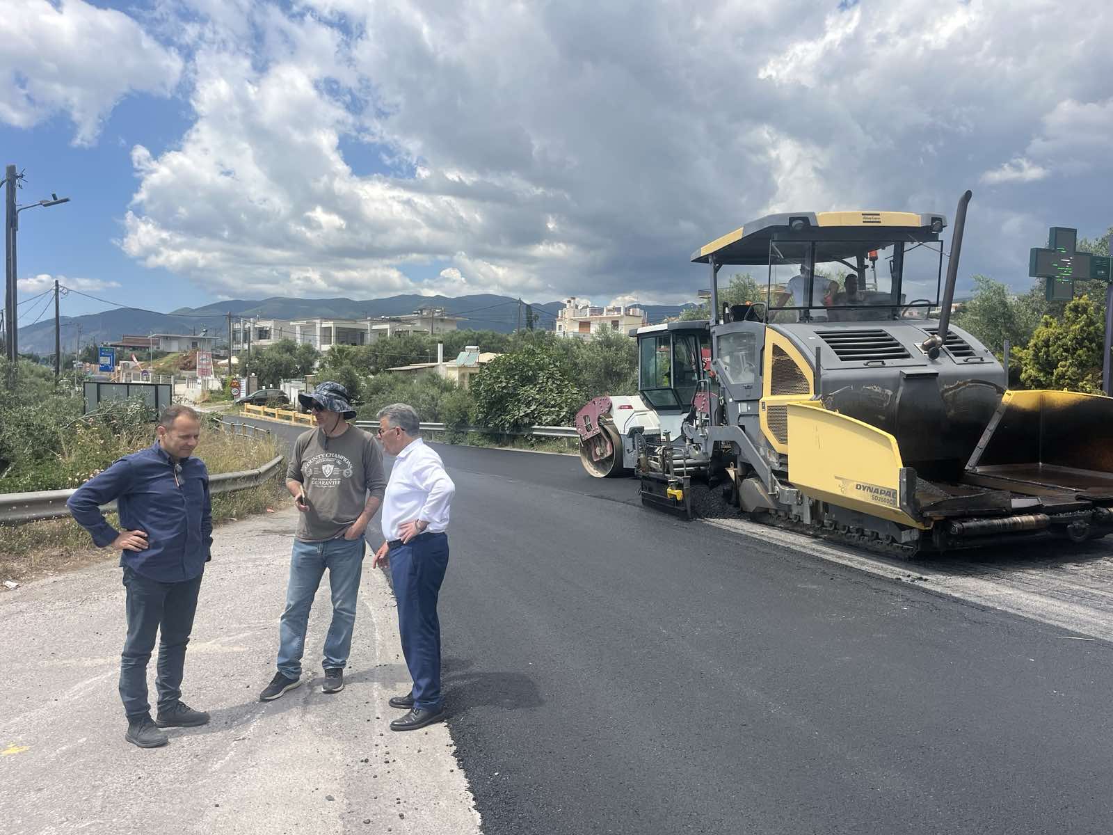 Π.Ε. Μεσσηνίας: Εξέλιξη του έργου ασφαλτόστρωσης στη Βέργα