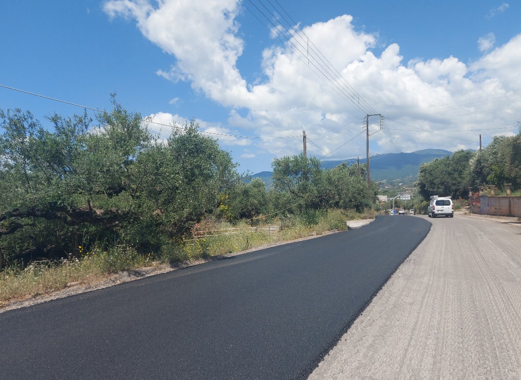 Ξεκίνησε η ασφαλτόστρωση