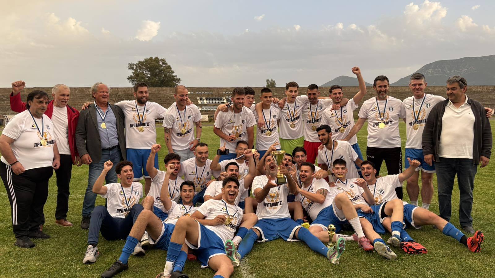 Ο Εθνικός Μελιγαλά γιόρτασε την κατάκτηση του τίτλου στο πρωτάθλημα της Β’ Τοπικής