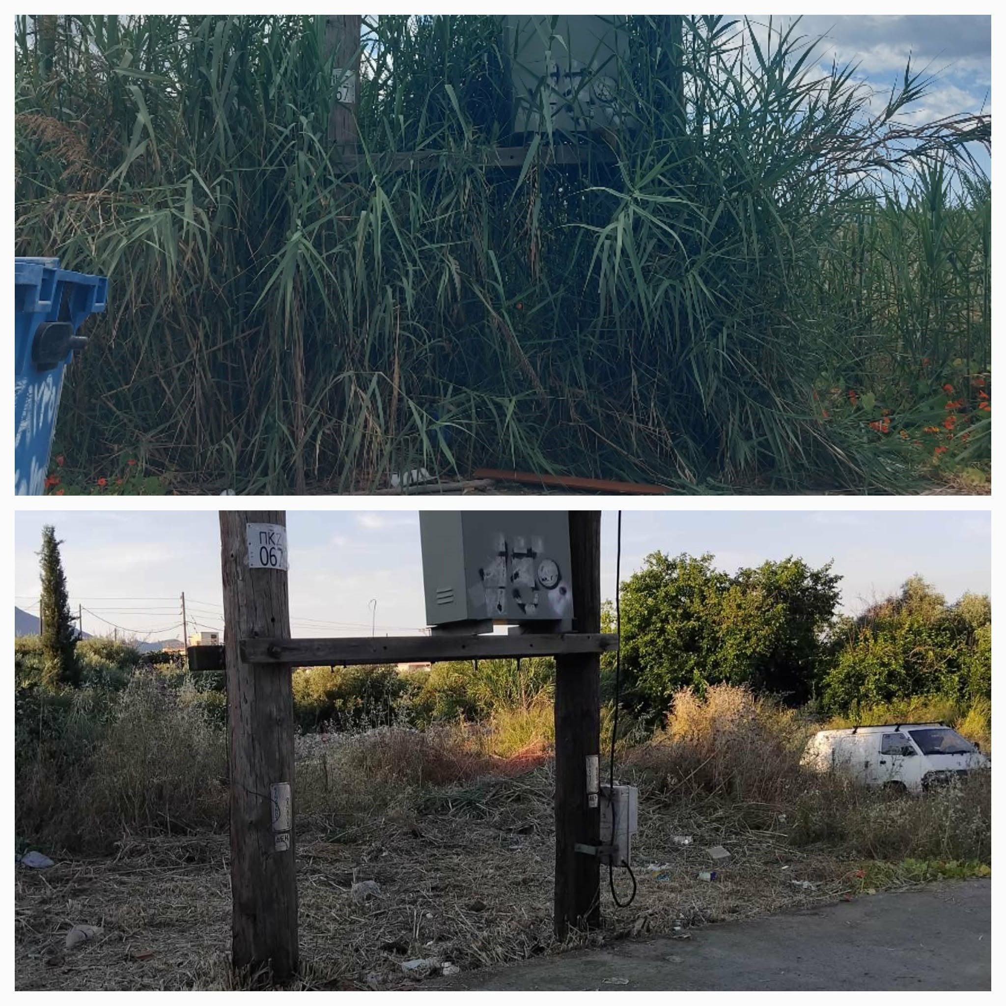 Καθάρισαν τις κολώνες, με το υπόλοιπο τι θα γίνει;