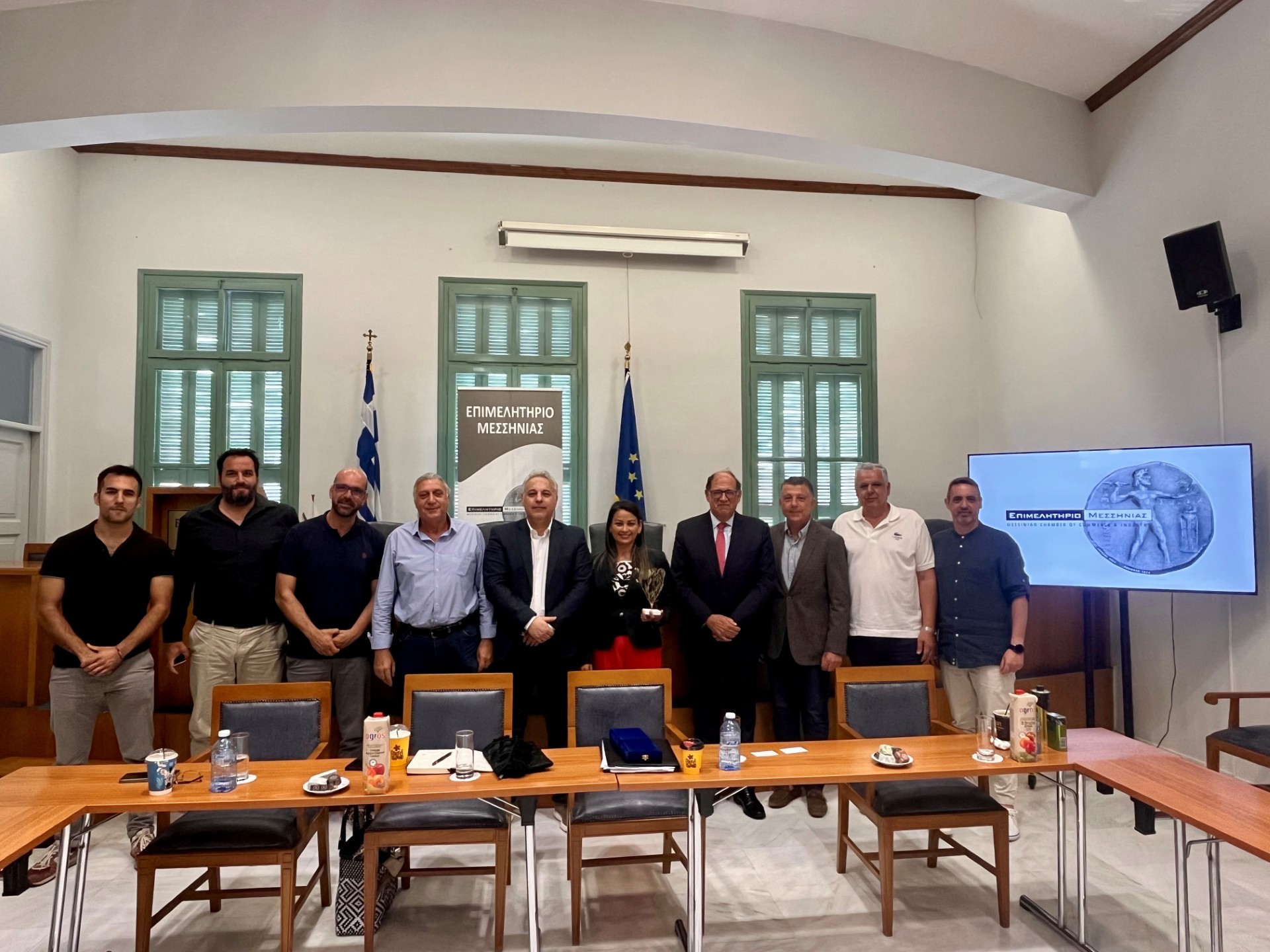 Επίσκεψη εργασίας από πρέσβη του Μεξικό και πρόεδρο Ελληνο – Μεξικανικού Επιχειρηματικού Συνδέσμου στο Επιμελητήριο Μεσσηνίας