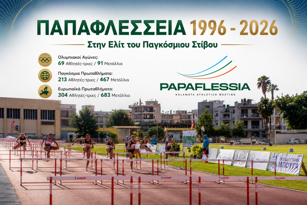 «Παπαφλέσσεια» 1996 – 2025: Προσελκύοντας την Ελίτ του Παγκόσμιου Στίβου