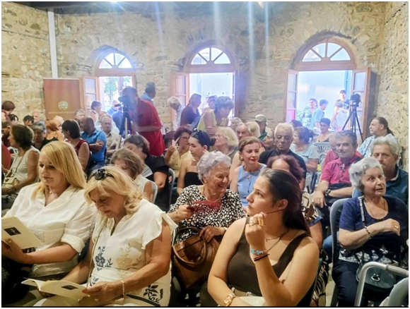 Μανιατάκειον Ίδρυμα: Πλήθος κόσμου στην παρουσίαση της ποιητικής συλλογής «Ευρυδίκη» του Δημήτρη Σιψά