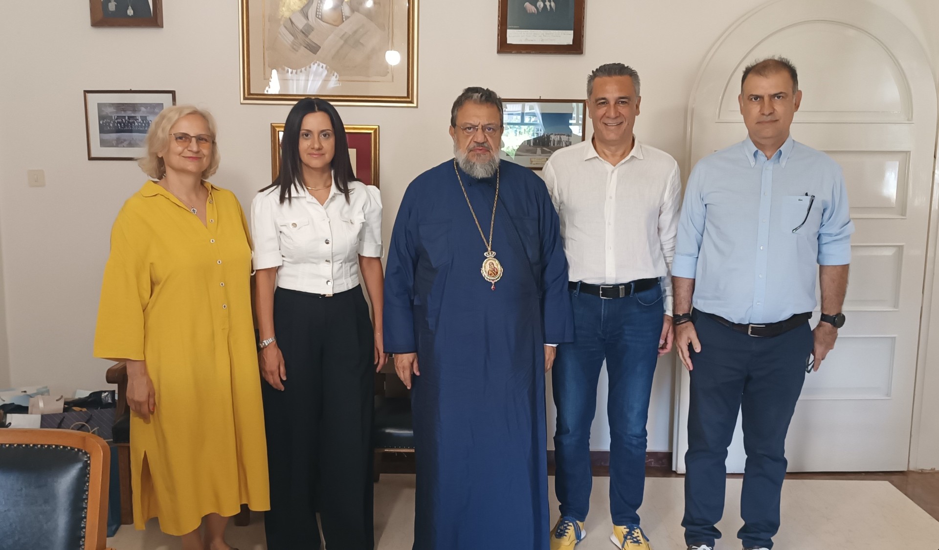 Στον μητροπολίτη Μεσσηνίας το νέο Περιφερειακό Συμβούλιο του Τοπικού Τμήματος του Ελληνικού Ερυθρού Σταυρού