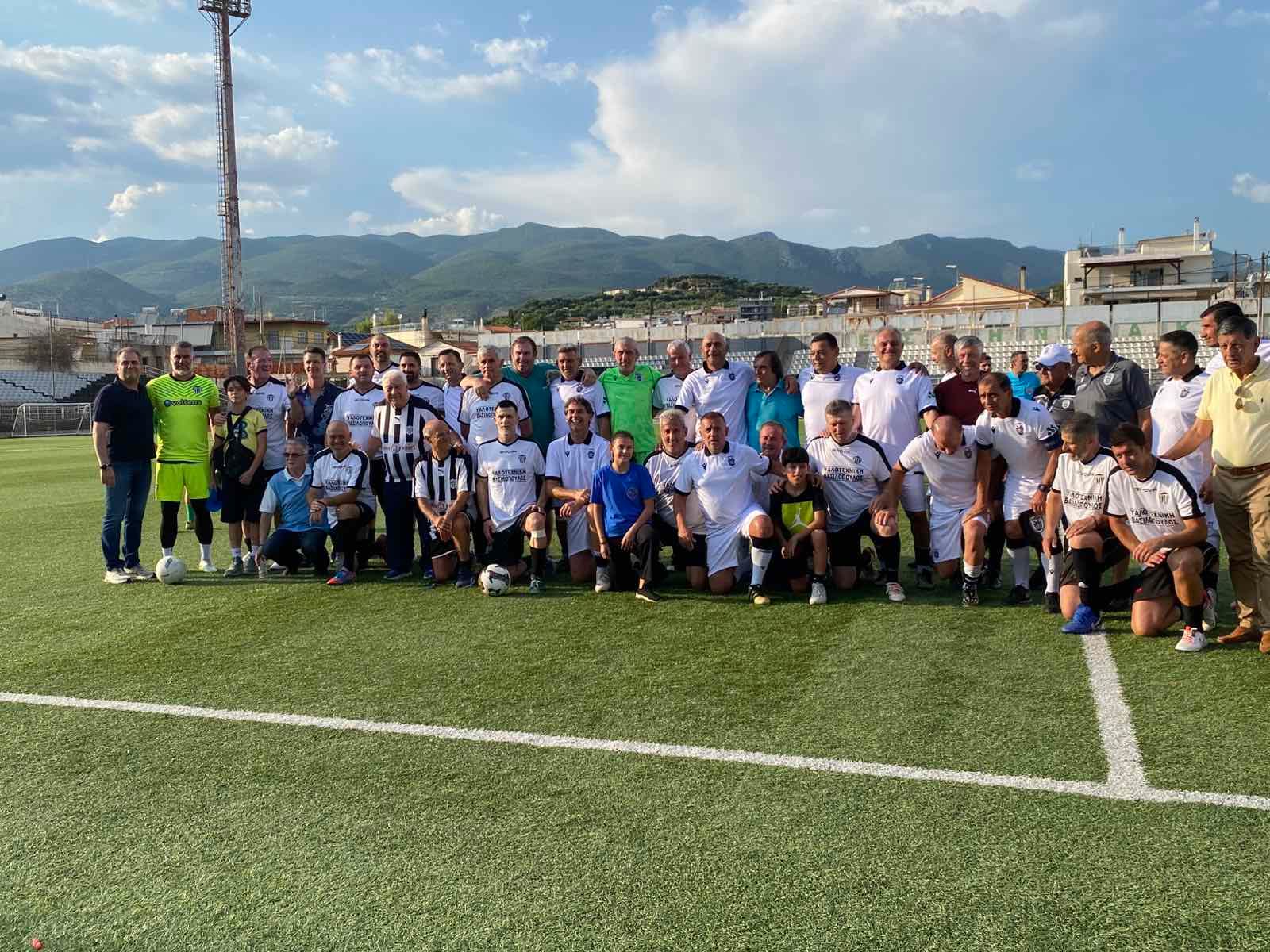 Πολύ θετικές εντυπώσεις από την πρώτη τους παρουσία στην Μεσσηνία οι Βετεράνοι του ΠΑΟΚ