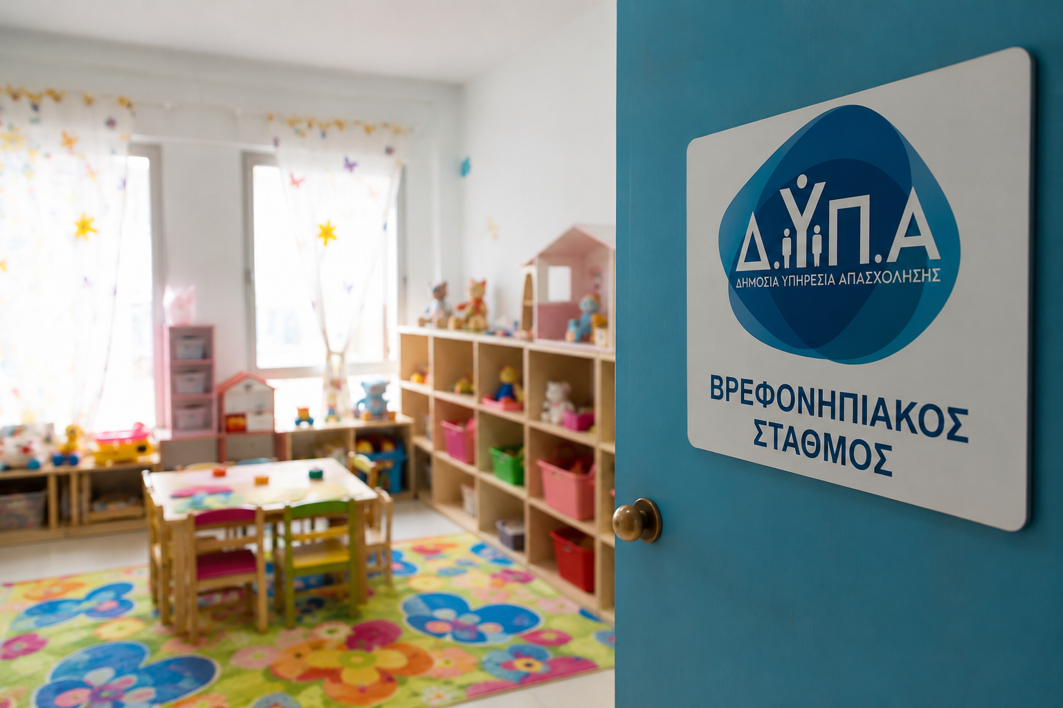 Ξεκινούν σήμερα οι αιτήσεις για τους 28 βρεφονηπιακούς σταθμούς της ΔΥΠΑ