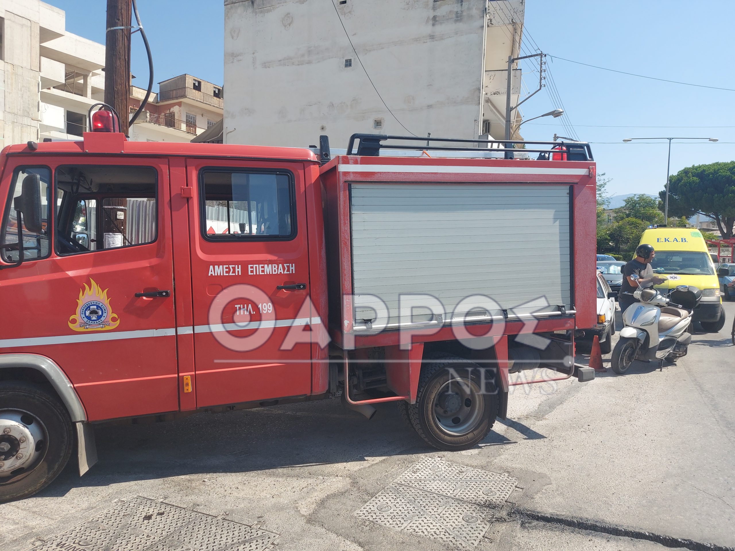 Εργατικό ατύχημα στο κέντρο της Καλαμάτας