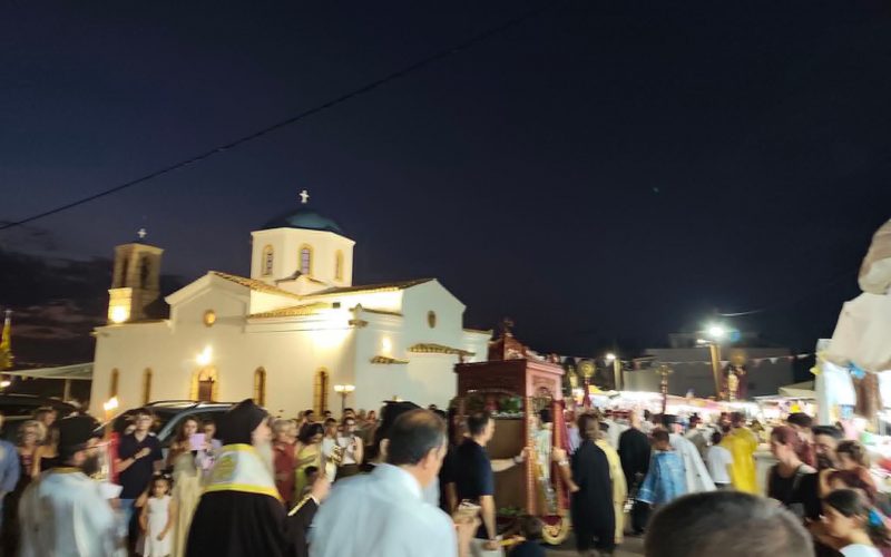 Τίμησαν την Παναγία την Αγριλιώτισσα – Φωτογραφίες από τον Αρχιερατικό Εσπερινό