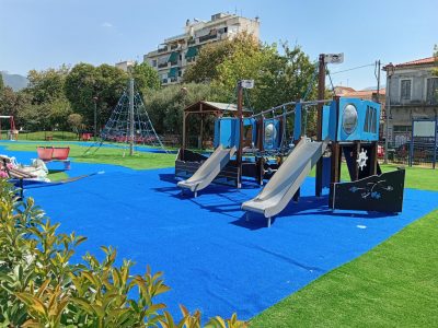 Παιδική χαρά Νέδοντα: Στόχος τα εγκαίνια και  η έναρξη λειτουργίας στη Λευκή Νύχτα
