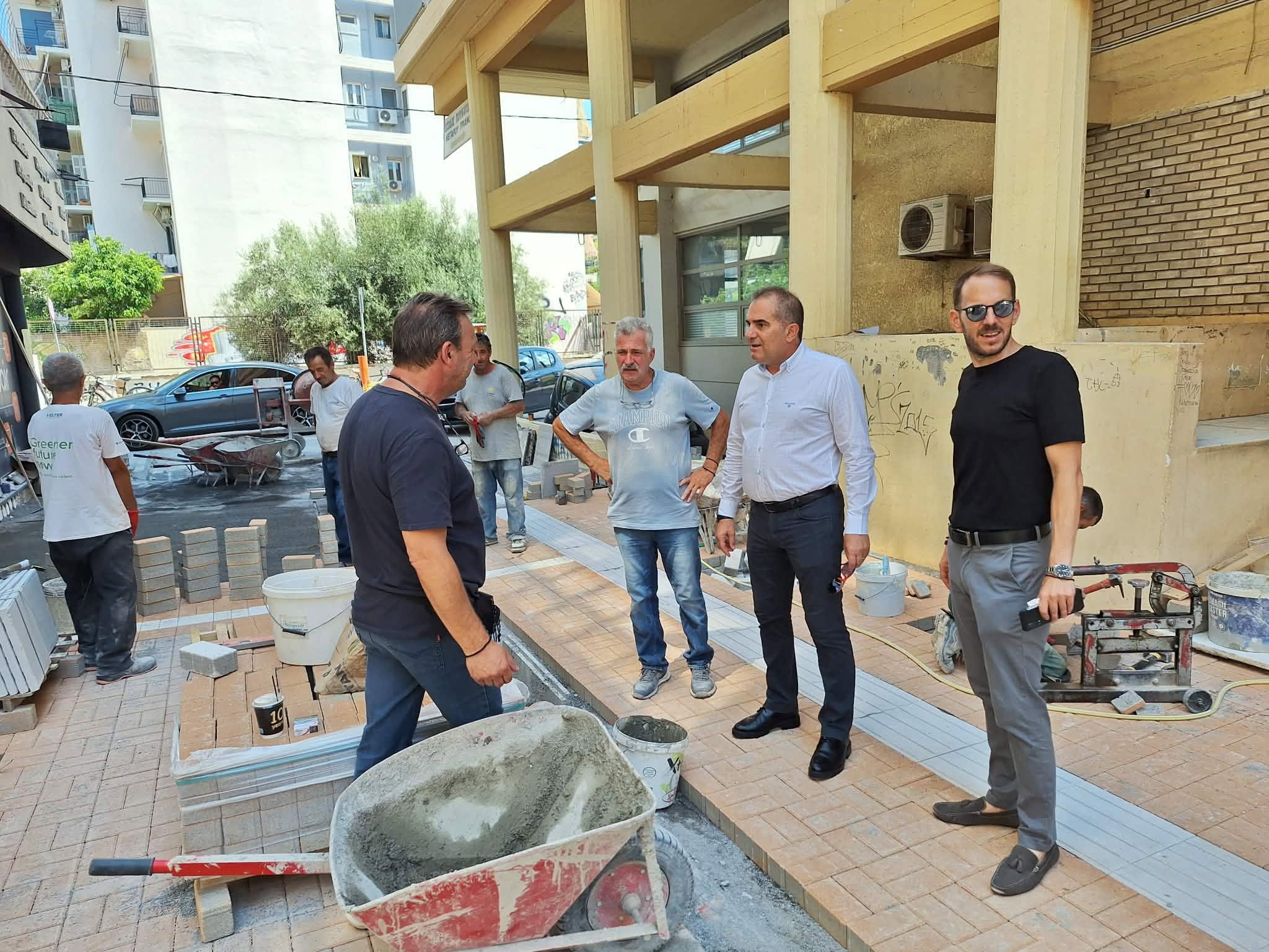 Ολοκληρώνεται η ανάπλαση και στην οδό Ψάλτη