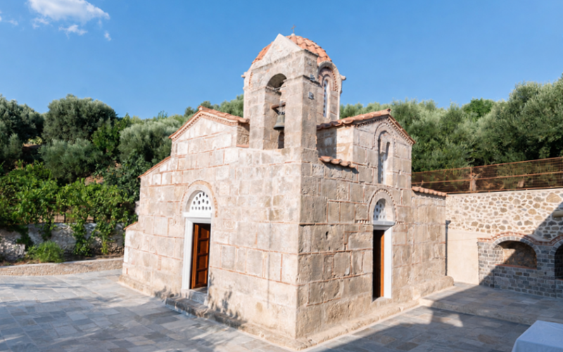 Θυρανοίξια του αναστηλωθέντος Καθολικού  της Μονής Ελληνικών Μεσσηνίας