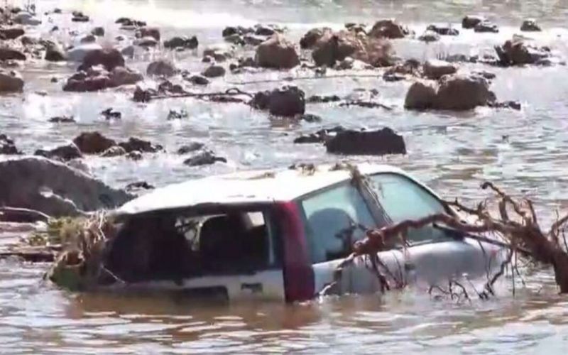 Η χθεσινή καταρρακτώδης βροχή στη Μάνη σύμφωνα με το meteo.gr
