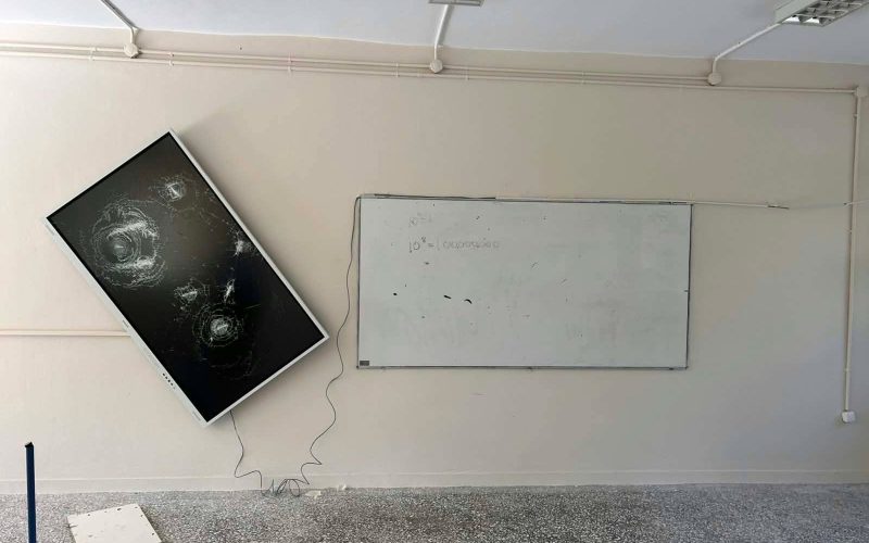 Βανδαλισμοί στο σχολικό συγκρότημα των ΕΠΑΛ της Κρήτης