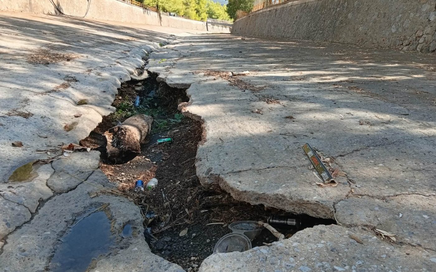 «Ξηλώνεται» η κοίτη του Νέδοντα