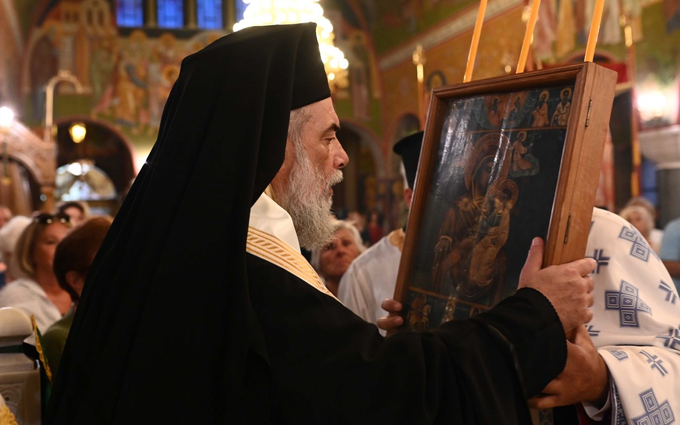 Ο Εσπερινός της Παναγίας της Μυρτιδιωτίσσης στην Πύλο