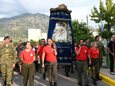 Η Καλαμάτα υποδέχθηκε την Παναγία τη Δημιοβίτισσα