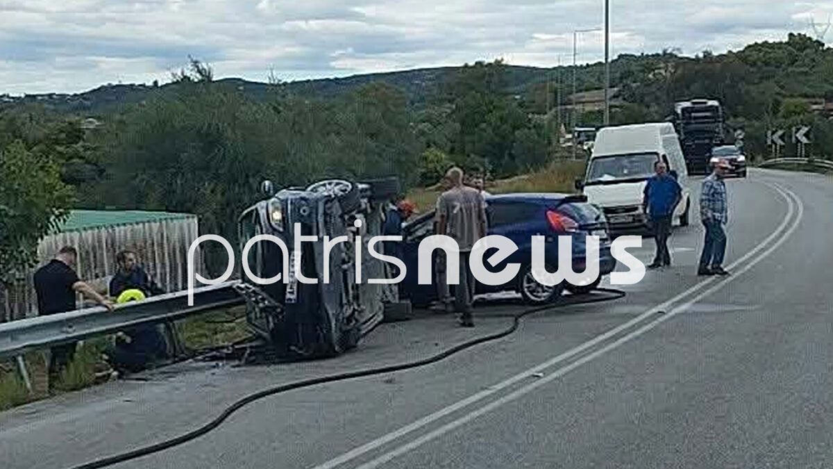Ε.Ο. Πύργου -Κυπαρισσίας: 6 τραυματίες σε σοβαρό τροχαίο
