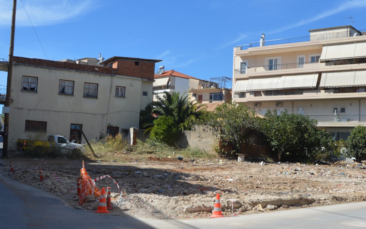 Γκρεμίστηκε πλήρως το κτήριο Τσερπέ στη Μεσσήνη